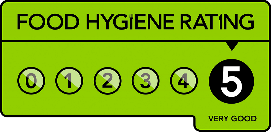 The Khayber Glengormley Food Hygiene Rating - 5/5